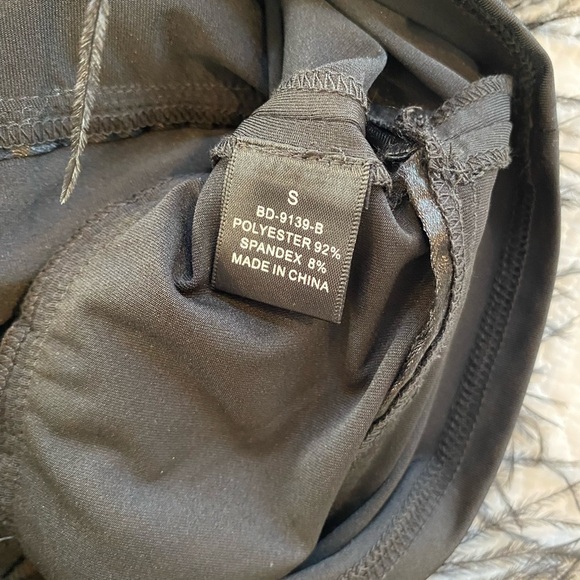 KARLIE Tuckernuck One Shoulder Tiered Black Feather Mini Dress Cocktail Party - Picture 12 of 12